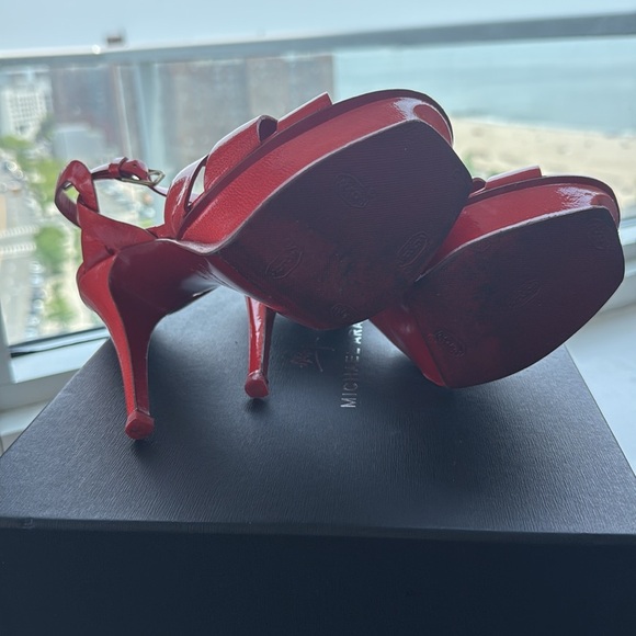 YSL Tribute Patent Leather Red 37.5 - Picture 4 of 4